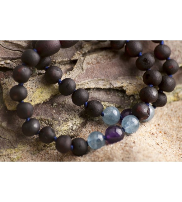 Amber teething bracelet - Gemstone - precious stones 